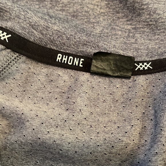 Rhône Men’s Gray Breathable 1/4 Zip Ling Sleeve - Medium - Picture 5 of 5